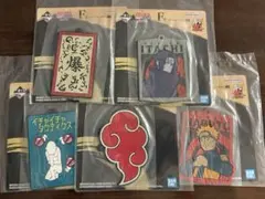 一番くじ　ナルト　ラバーコースター　5点セット　NARUTO