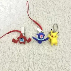 ポケモン サン＆ムーン 根付けマスコット ピカチュウ アシマリ ロトム図鑑