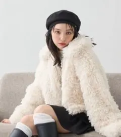 INGNI イング ステンカラープードルエコファーブルゾン