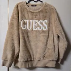 GUESS ベージュ フリース スウェット S