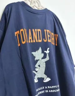 新品未使用 トムとジェリー 半袖 Tシャツ L ワーナー トム ①のサムネイル