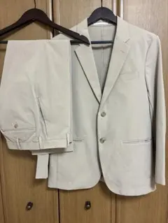 UNIQLO 感動ジャケット 感動スラックス セットアップ ベージュ S