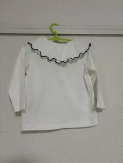 サイズ90フリル付き 長袖シャツ