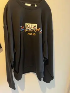 KITH × Disney BOX LOGO ブラック スウェット M