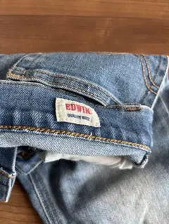 EDWIN キッズ デニムパンツ ライトブルーのサムネイル