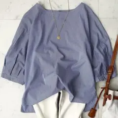 極美品♡マッキントッシュフィロソフィー リネン混 ドルマンスリーブ