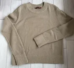 コントワーデコトニエ　 コットンクルーネックセーター　XL