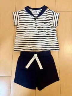 PETIT BATEAU プチバトー 夏服セットアップ　80cm