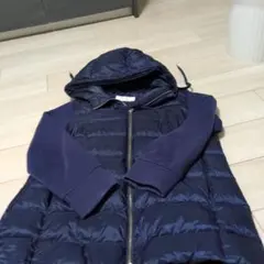 DoCLASSE フード付きダウンジャケット ネイビー