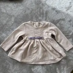 petit main　リボン付き 長袖 チュニック