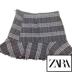 ZARA 千鳥柄チェックスカート