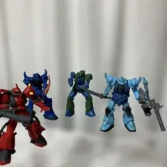 ガンダムフィギュアセット 武器付き 約7cmザク他計4体