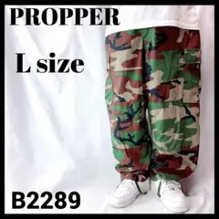 PROPPER ウッドランドカモ ダブルニー ミニタリー カーゴパンツ L/L