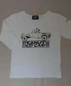 SHIPSシップス□スヌーピ□七分袖140.145cm