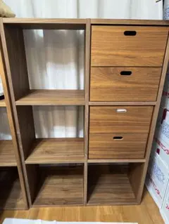 無印良品 スタッキングシェルフ オーク 5段×4列希少大型モデル