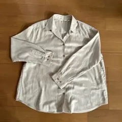 UNIQLOソフトフランネルスキッパーシャツ　ベージュ