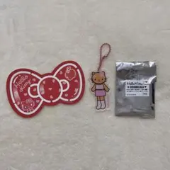 GOGO ギャル　ハローキティ　ノベルティ　アクリルキーホルダー　ステッカー