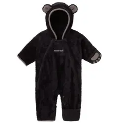 モンベル クリマエア ベビーポーラーブランケット ベア 50-70 ブラック　黒