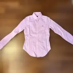 Ralph Lauren ピンク 長袖シャツ スリムフィット