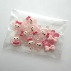 ネイルパーツ 8P 〈J069〉 マイメロディ ピンク - メルカリ