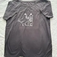 roughラフ☆半袖Tシャツ☆おもしろTシャツ☆チキンプリント☆Lサイズ☆グレーのサムネイル