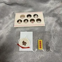 なにわ男子HARD WORK 特典　ばんそうこう アクリルチャーム