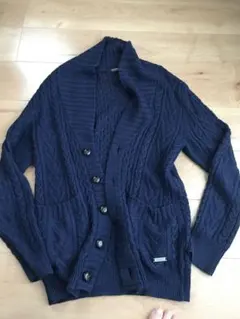 Burberryブラックレーベルメンズロングカーディガンのサムネイル