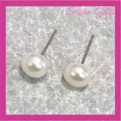 高品質　天然　淡水パール　ピアス　SILVER999