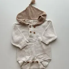 cottoli コトリ バースデイ ロンパース 襟付き 70