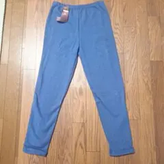 12/16限定！1280円→1180円！！裏ボアパンツ 9分丈 ブルー Lサイズ