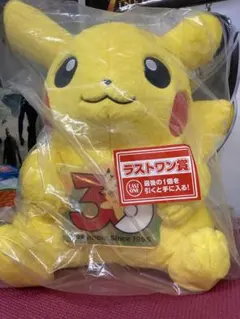 ポケモン30周年記念くじ ラストワン ピカチュウ ゼニガメ ぬいぐるみ