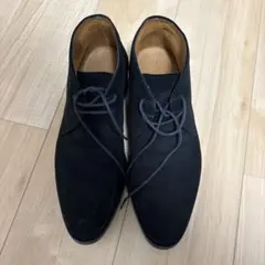黒 スエード ドレスシューズ