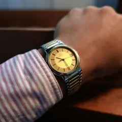 80s Vintage Omega deville デイト デビル コンビGPのサムネイル