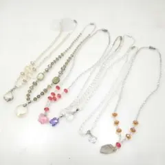 ネックレス 7点セット キラキラ 未使用品 まとめ売り 格安 Aセット