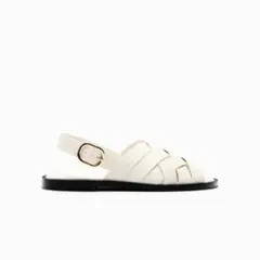 ZARA(タグ付き新品未使用)フラットソールファンシーサンダル