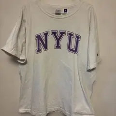 Champion NYU Tシャツ Lサイズ ホワイト