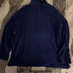 Polo by Ralph Lauren ハーフジップ スウェット ネイビー