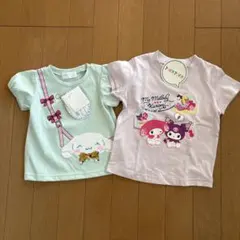 新品　ポチャッコ&マイメロ・クロミ　90 Tシャツ 2枚セット サンリオのサムネイル