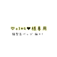 ♡o3*G♥様専用
