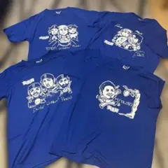 キャラクターイラスト Tシャツ 青　交流戦 ４点セット