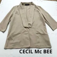CECIL Mc BEE 7分袖 ジャケット ベージュ