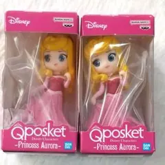 Disney Qposket プリンセスオーロラ　ガチャ　カプセルトイ
