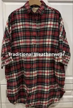 ヴィンテージ　 Traditional Weatherwear シャツワンピS