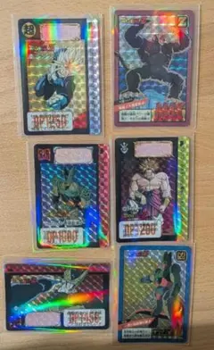 ドラゴンボールZ カードダス 6枚セット 剥がれ等ジャンク品