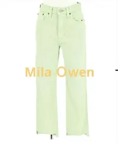 【Mila Owen】裾段差デニムパンツL(2)