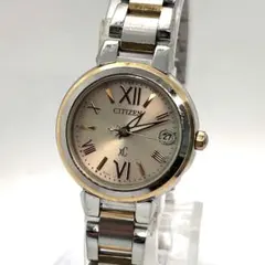 CITIZEN XC エコドライブ 電波ソーラー 稼働品 美品 レディース腕時計