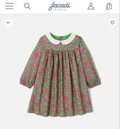 新品未使用】ジャカディ ワンピース りんご ノースリーブ フリル