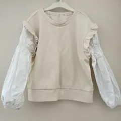 GU GIRLSベストレイヤードプルオーバー(長袖) 130