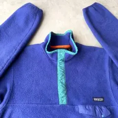 80s パタゴニア フリース Sサイズ USA製 シンチラ スナップT 90s