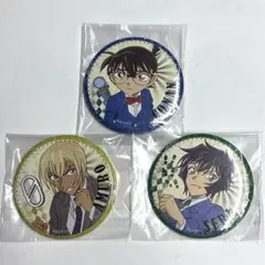 名探偵コナン 缶バッジ まとめ売り 3点